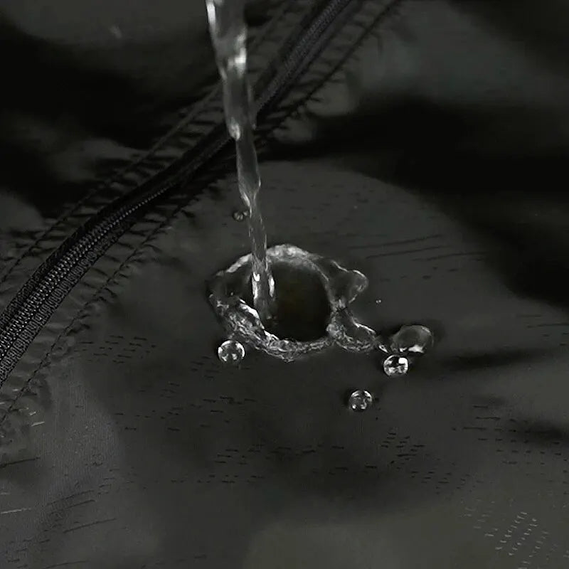 Men's hooded windbreaker shell jacket