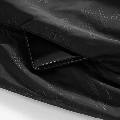 Men's hooded windbreaker shell jacket