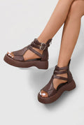 Anwen | Multi-Strap Buckle Platform Sandals