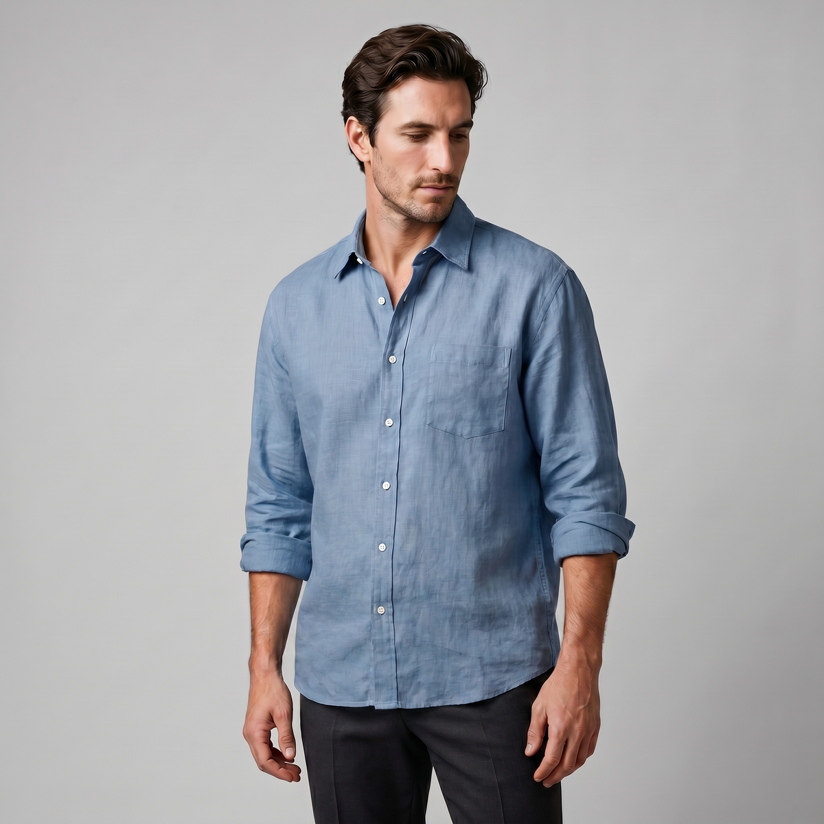 Bastiaan - Oversized Long Sleeve Shirt