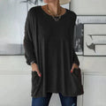 Anemone | Oversized Tunic Top with Pockets