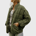 Ursuline | Quilted Oversized Bomber Jacket