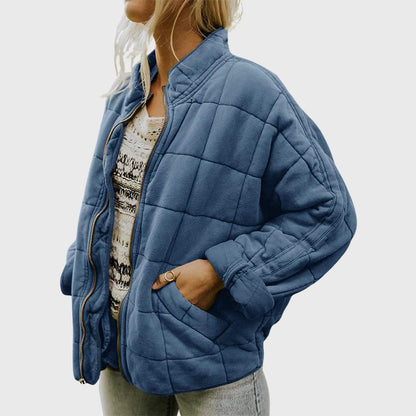 Ursuline - Quilted Oversized Bomber Jacket