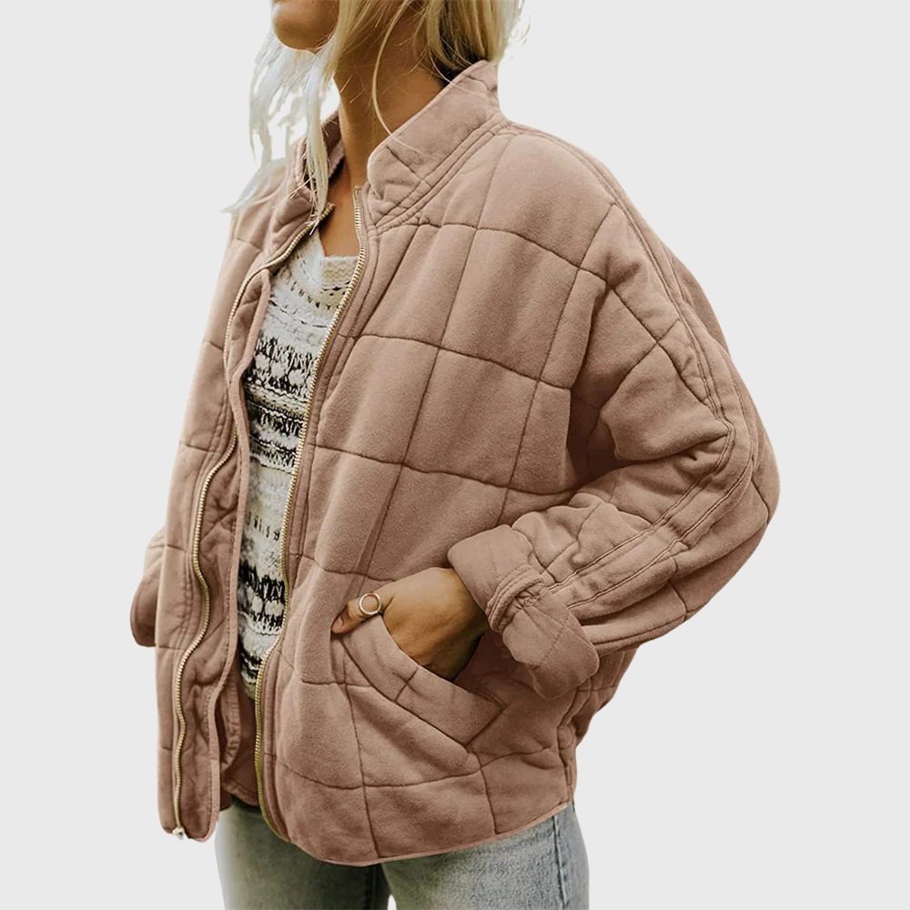 Ursuline - Quilted Oversized Bomber Jacket