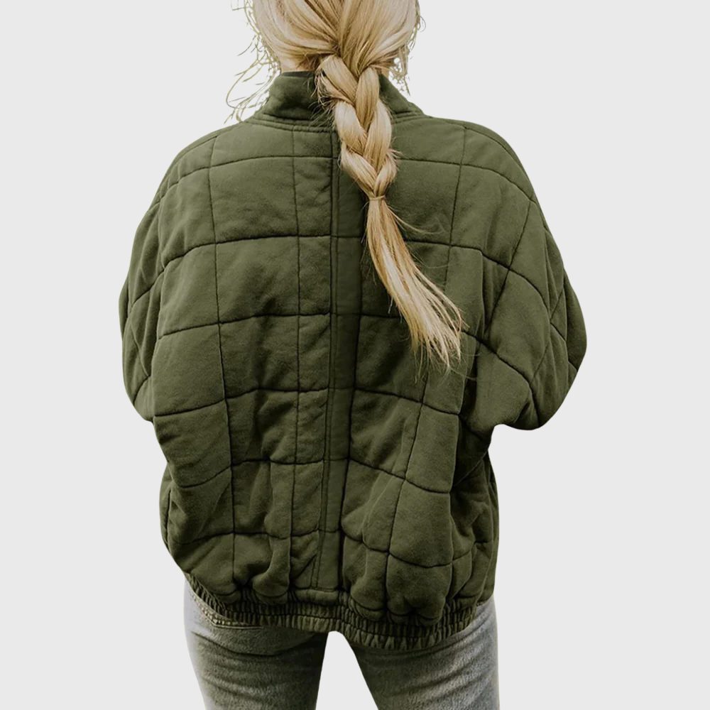 Ursuline - Quilted Oversized Bomber Jacket