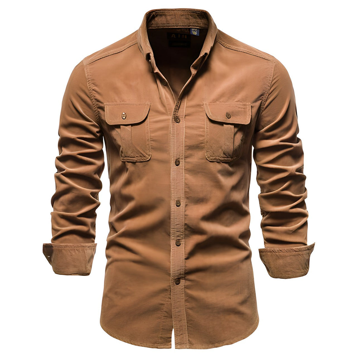 Roeland - Long Sleeve Shirt with Chest Pockets