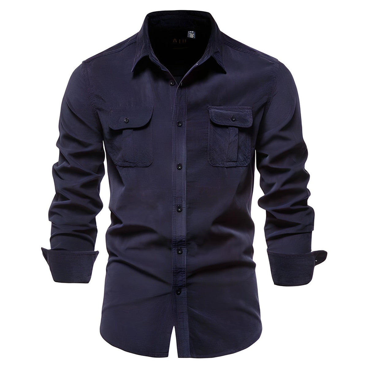 Roeland - Long Sleeve Shirt with Chest Pockets