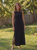 Perrine | Pocket Sleeveless Midi Dress