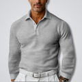 Hugo | Long Sleeve Knit Polo with Classic Collar