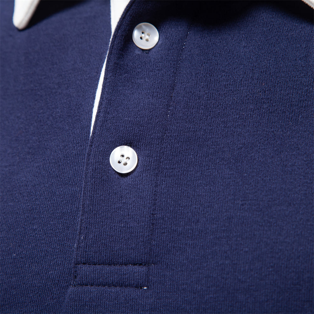 Pieter - Long Sleeve Slim Fit Polo Shirt