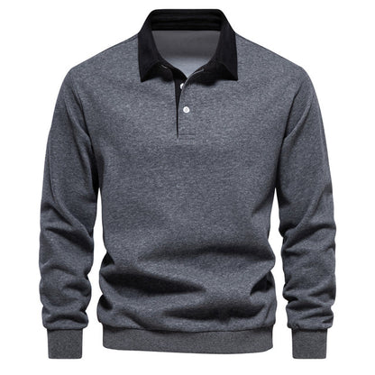 Pieter - Long Sleeve Slim Fit Polo Shirt