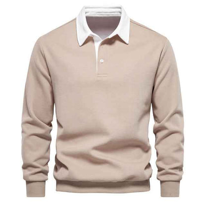 Pieter - Long Sleeve Slim Fit Polo Shirt