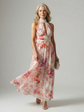Sanchia | Floral Gathered-Waist Maxi Dress