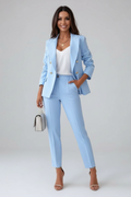Linnea | Double-Breasted Blazer and Trouser Suit Set