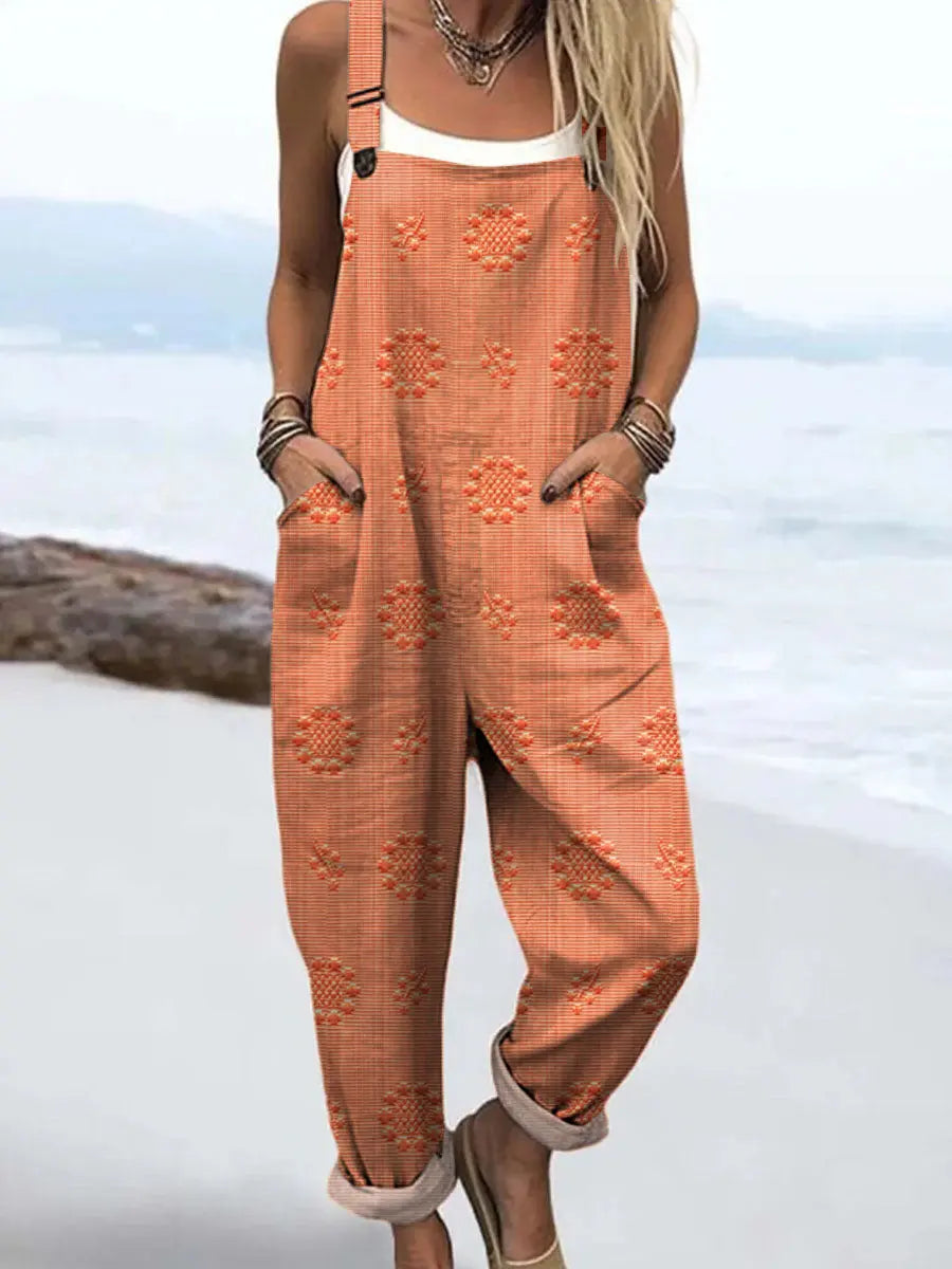 Selene | Relaxed Pattern Jumpsuit