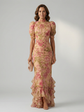 Seleste | Graceful Ruffle Maxi Dress