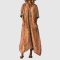 Solenya | Graceful Long-Sleeve Maxi Dress