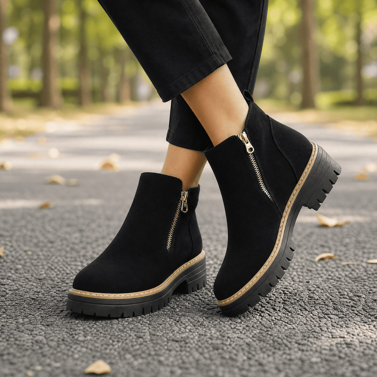 Liliane - Side-Zip Chelsea Ankle Boots