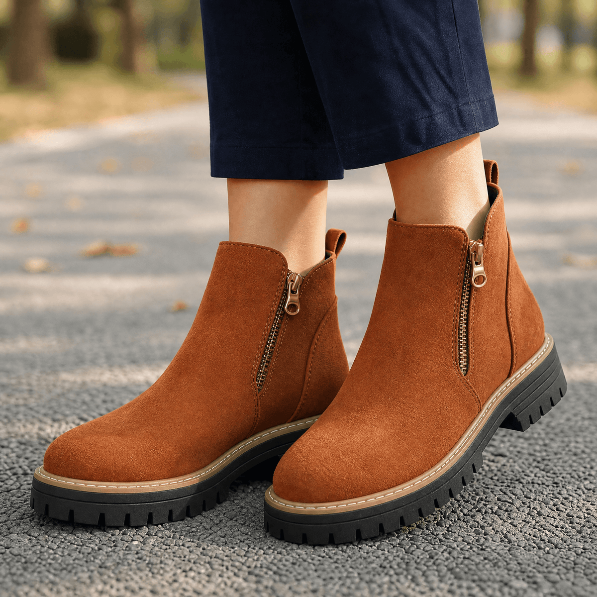 Liliane - Side-Zip Chelsea Ankle Boots