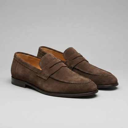 Sebastiaan - Suede Penny Loafers for Smart Casual Wear