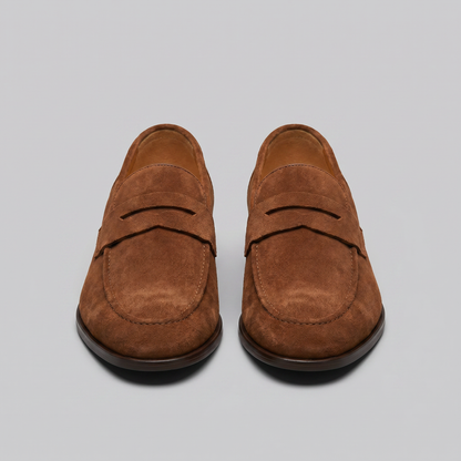 Sebastiaan - Suede Penny Loafers for Smart Casual Wear