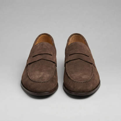 Sebastiaan - Suede Penny Loafers for Smart Casual Wear