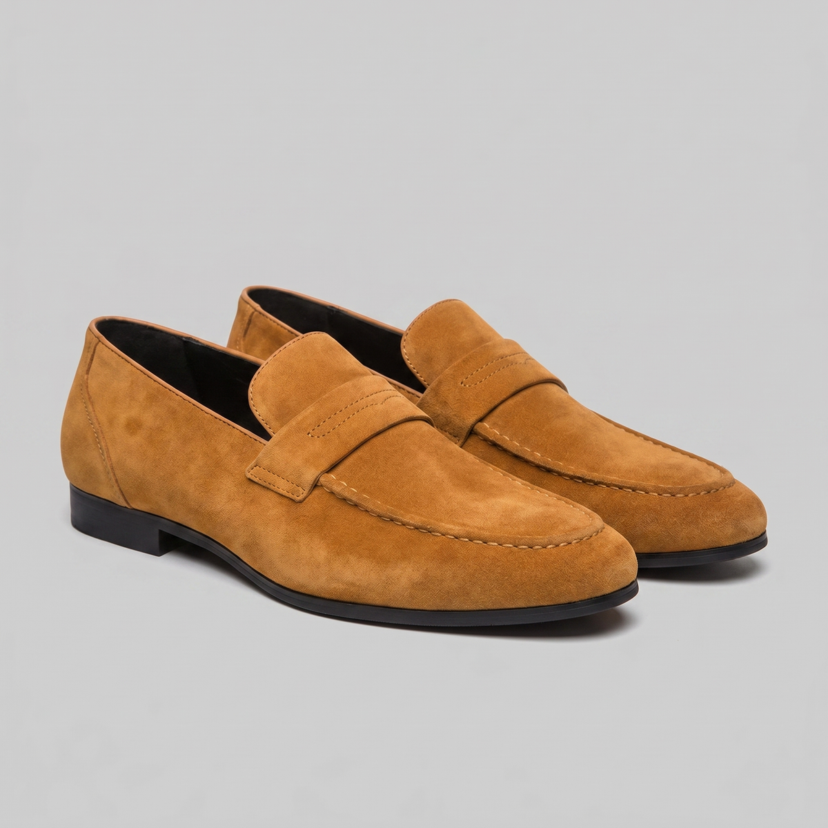 Sebastiaan - Suede Penny Loafers for Smart Casual Wear