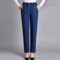 Evangelina | Straight Leg Elastic-Waist Jeans