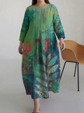Tacita | Floral Short-Sleeve Midi Dress