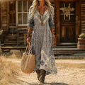 Temperance | Tailored V-Neck Midi Dress