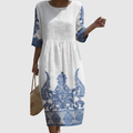 Tiffany | Chic Floral Midi Dress