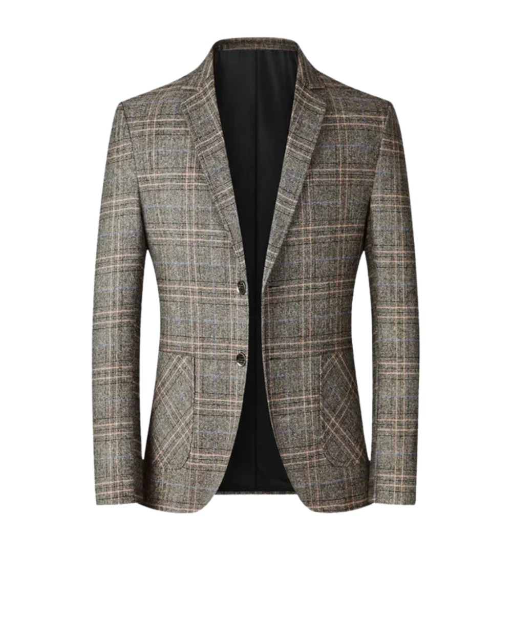 Men's tailored jacket with notch lapels