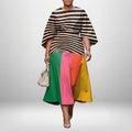 Valenza | Tailored Colorblock Midi Dress