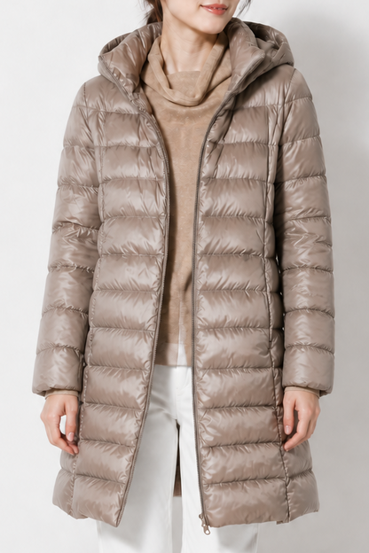 Elodie - Packable Puffer Jacket with Detachable Hood