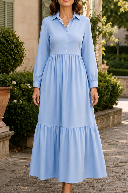 Juniper - Relaxed Swing Dress with Flowing Hem