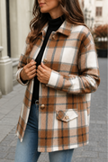 Mireille | Relaxed Checked Shirt Jacket
