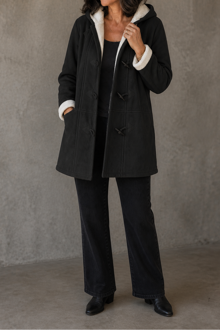 Beatrice - Hooded Coat with Plush Lining