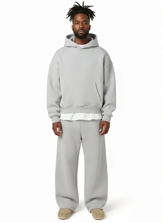 Wayne - Tracksuit with Hooded Top and Wide Leg Trousers
