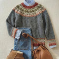 Solveig | Fair Isle Long Sleeve Knit Sweater