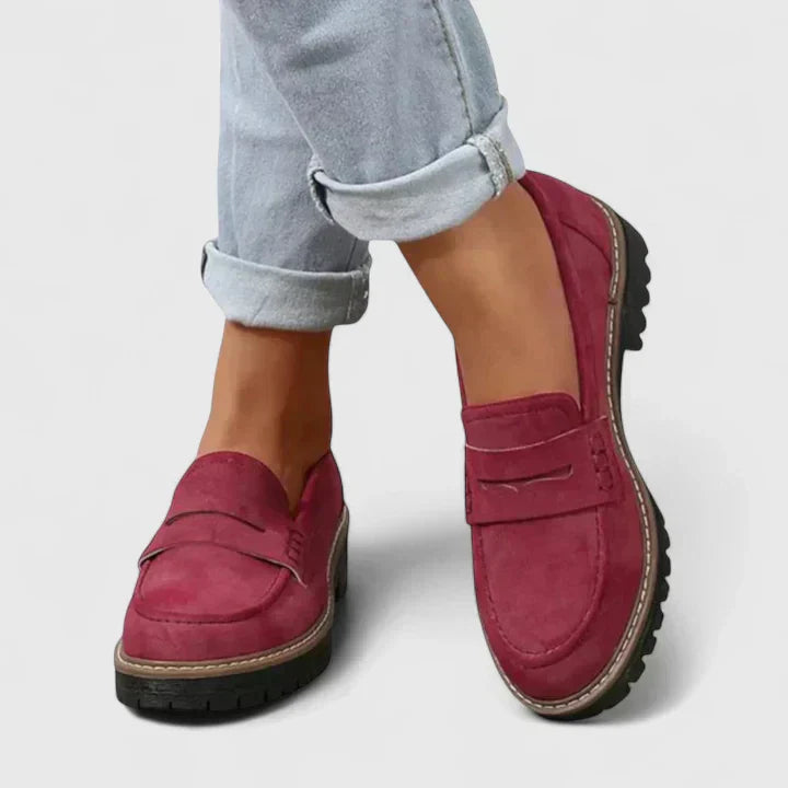 womens-casual-faux-suede-loafers-with-lug-sole-and-penny-strap-6