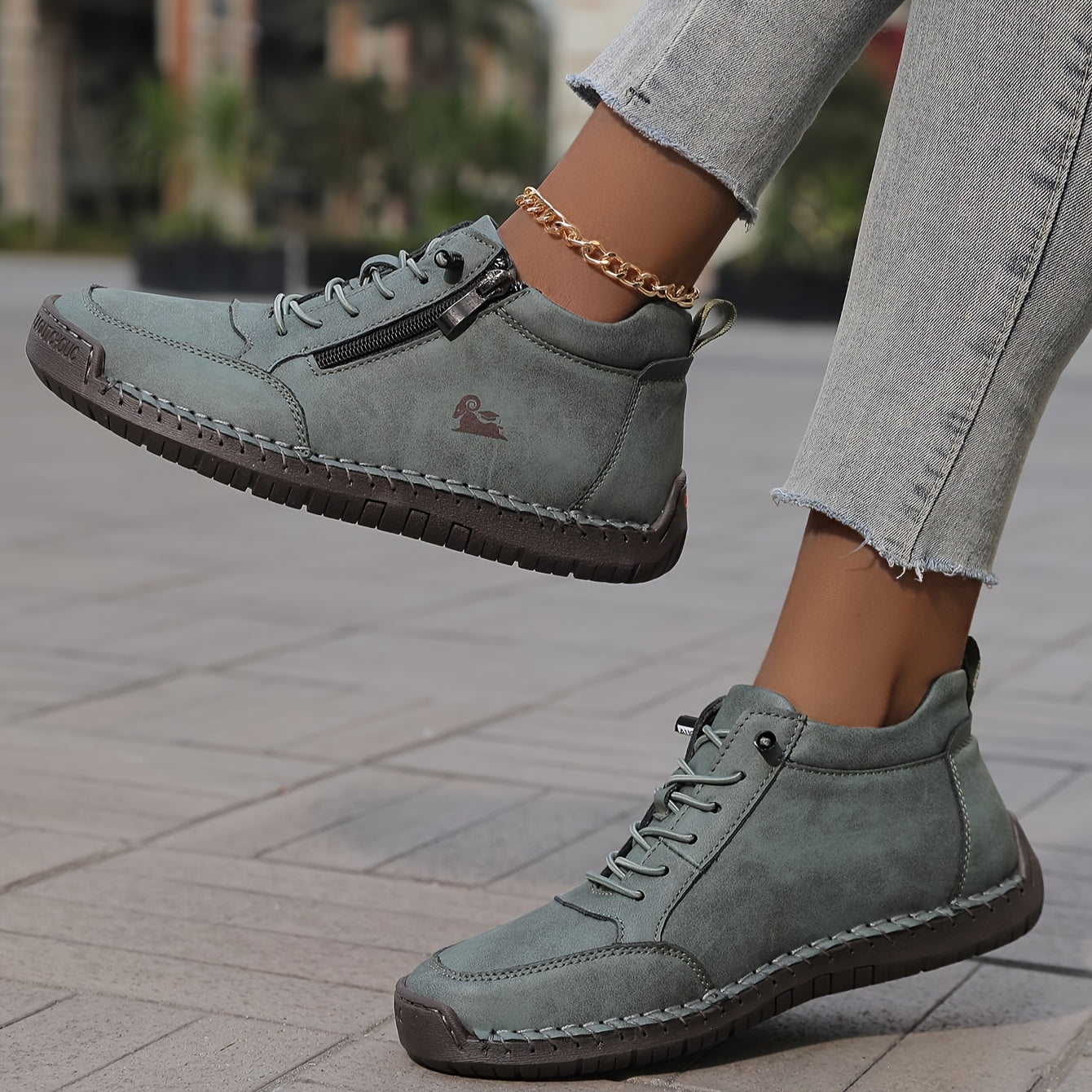 womens-casual-synthetic-sneakers-with-side-zipper-and-lace-up-11