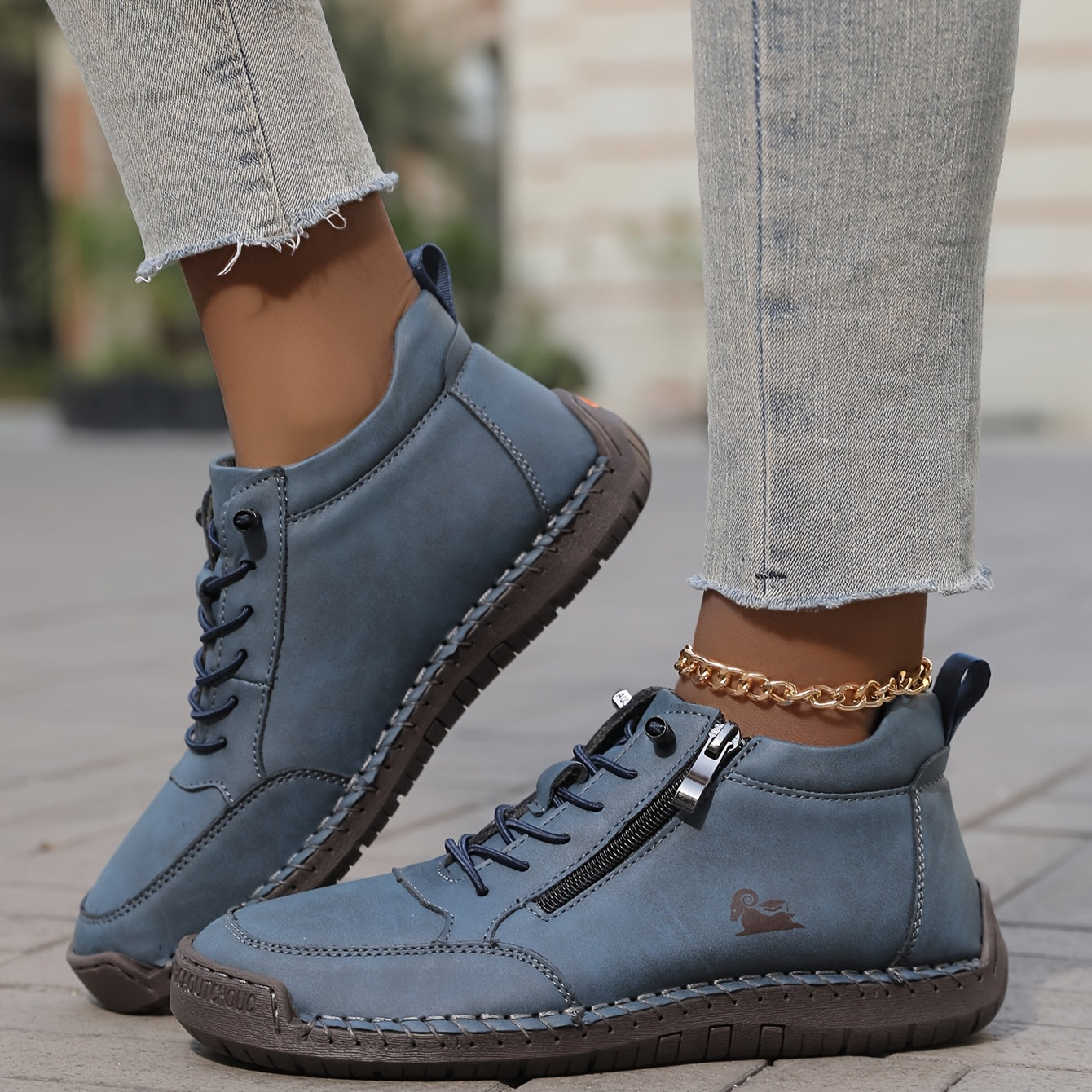 womens-casual-synthetic-sneakers-with-side-zipper-and-lace-up-6