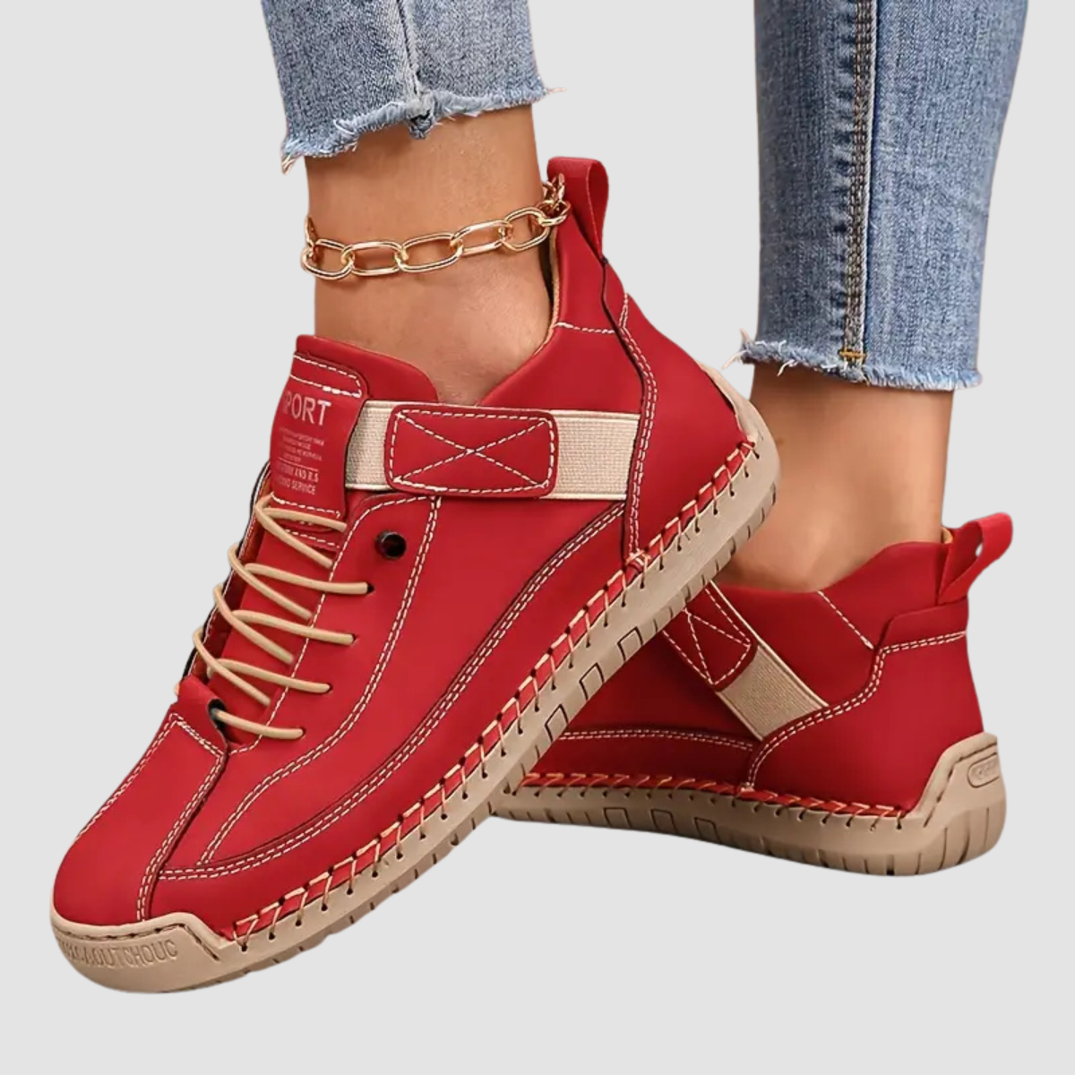 womens-casual-synthetic-suede-sneakers-with-laces-and-strap-4