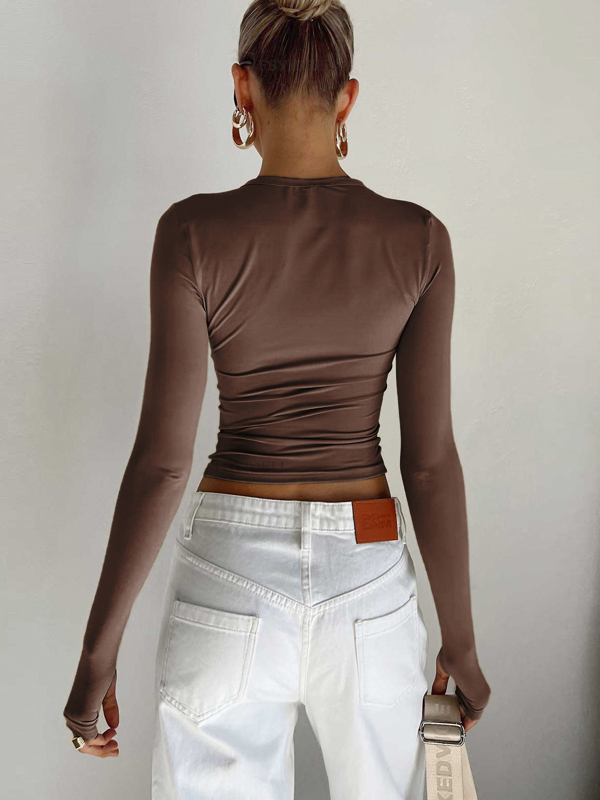 womens-cropped-knit-top-with-crew-neck-and-thumbhole-cuffs-8