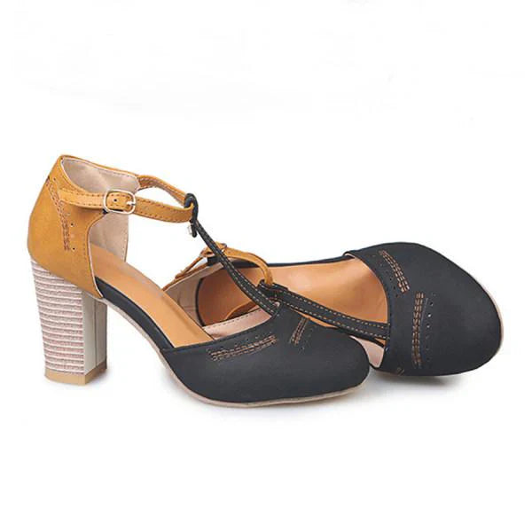 womens-dress-faux-suede-heels-with-t-strap-and-buckle-5
