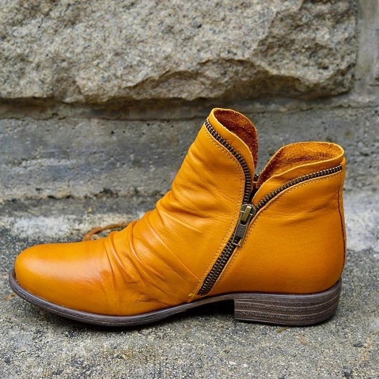 womens-faux-ankle-boots-with-side-zipper-and-ruched-vamp-2