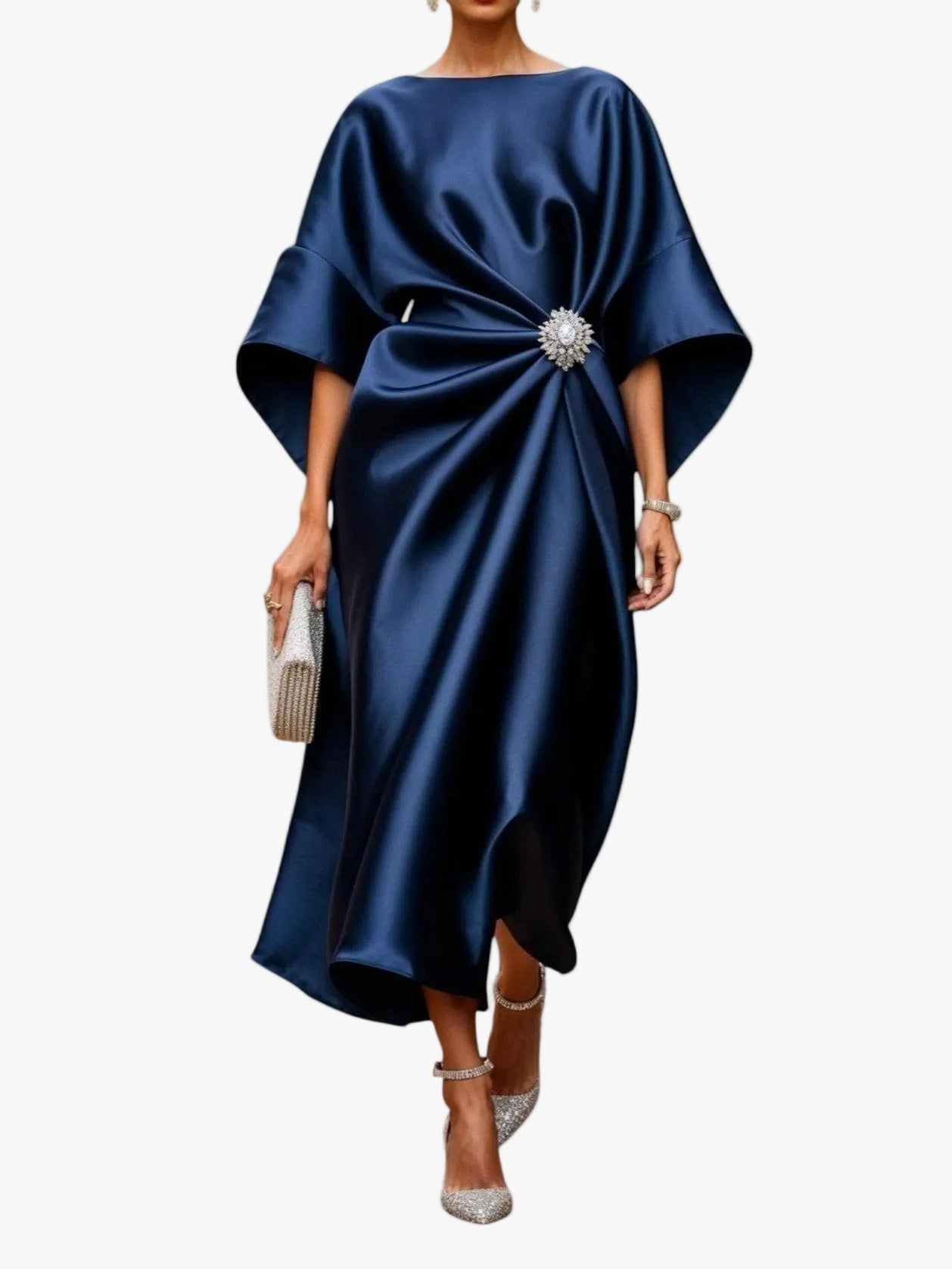womens-formal-satin-midi-dress-with-boat-neck-and-brooch-accent-1
