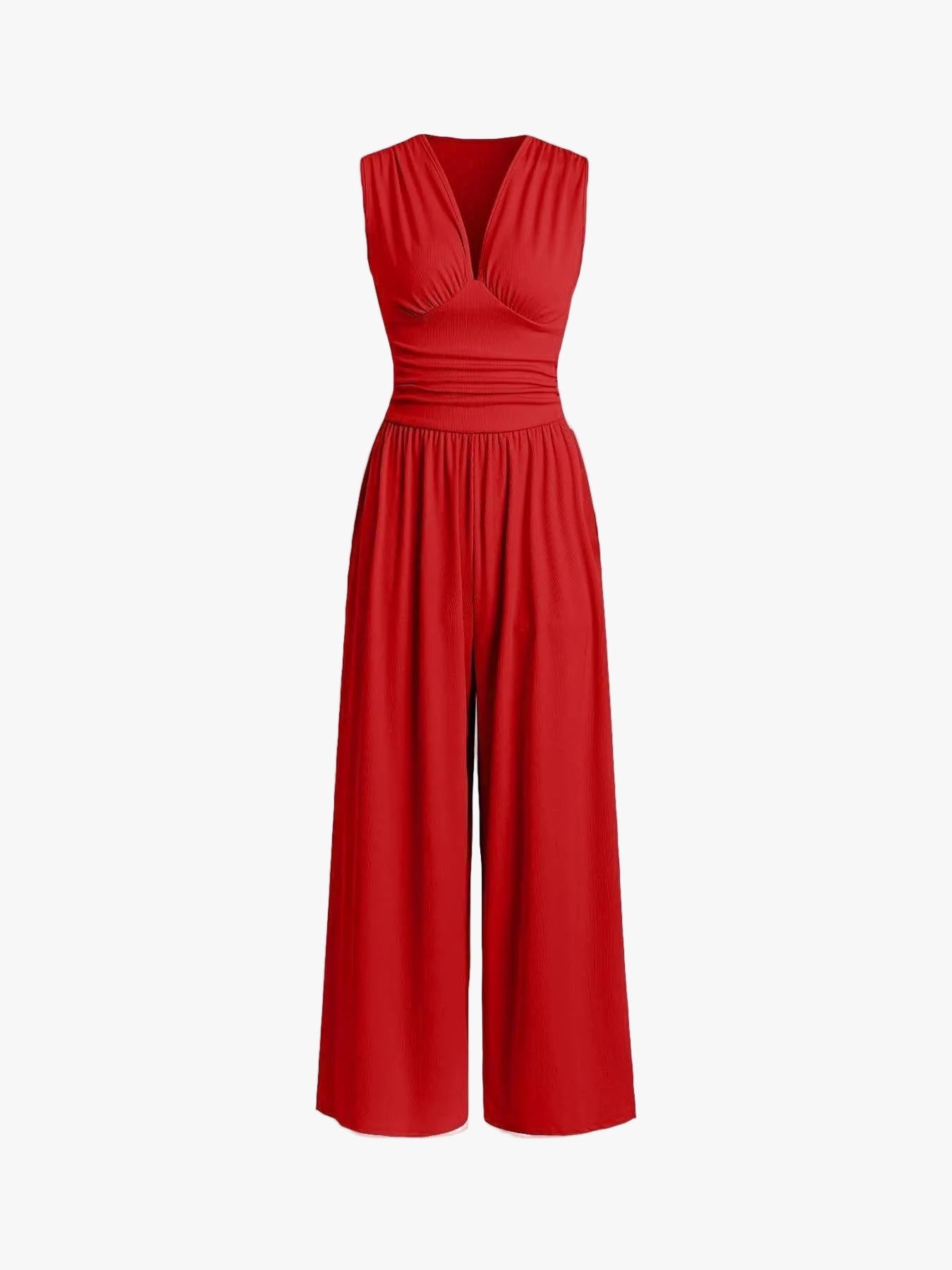 womens-knit-jumpsuit-with-v-neck-and-ruched-waist-1