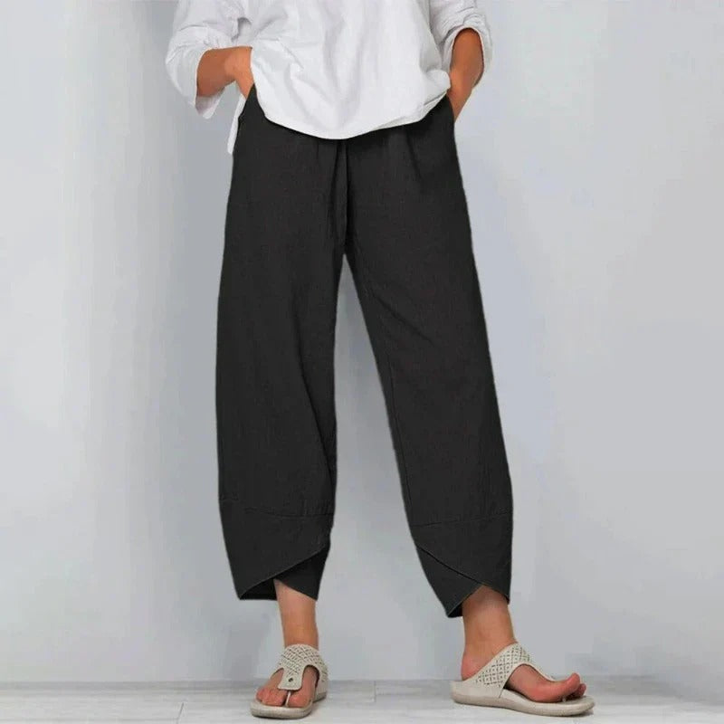 womens-linen-blend-pants-with-pull-on-waist-and-pleated-front-2