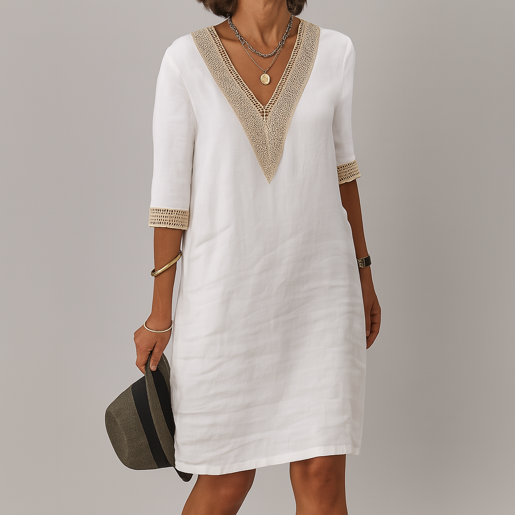 womens-midi-linen-dress-with-v-neck-and-trim-cuffs-4